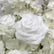 FB055 DKB Artificial Flowers Factory 50 cm White Silk Flower Ball for Wedding Table Decoration