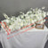 TR448 Elegant White Artificial Flower Wedding Table Runner Centerpiece