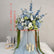 FB988 Blue and White Artificial Flower Wedding Table Centerpiece