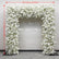 FA023 DKB Popular Elegant White Floral Wedding Arch