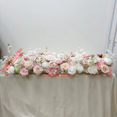 TR816 DKB Hot Selling Wedding Artificial Flower Decorations High End Silk Flower Runner for Wedding Table Decorations
