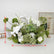 GF182 Elegant Green and White Artificial Flower Wedding Table Centerpiece
