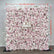 HQ335 Pink and White Artificial Flower Wall Backdrop for Wedding and Events