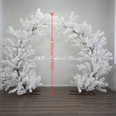 FT001 DKB Hot Selling Grand White Cherry Blossom Arch Entrance