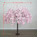 FT05302 DKB Romantic Weeping Pink Artificial Cherry Blossom Tree