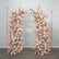 ARCH034 DKB Hot Selling Artificial Silk Flower Arch High Quality Pink Flower Arch for Wedding Background Decoration